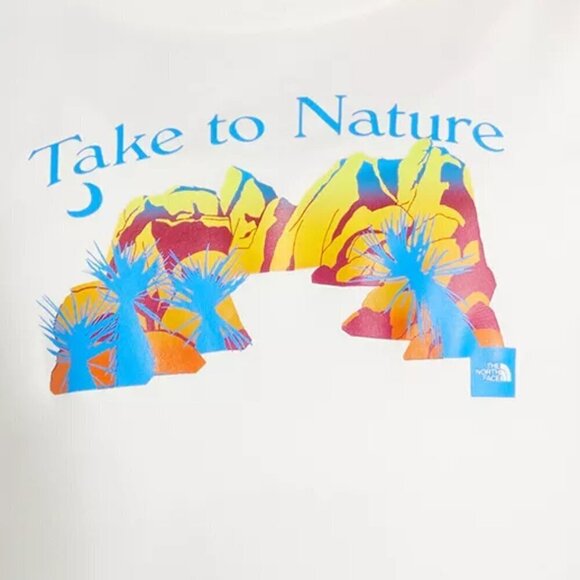 NWT The North Face Girls' "Take To Nature" Graphic Tee Shirt - Picture 4 of 6